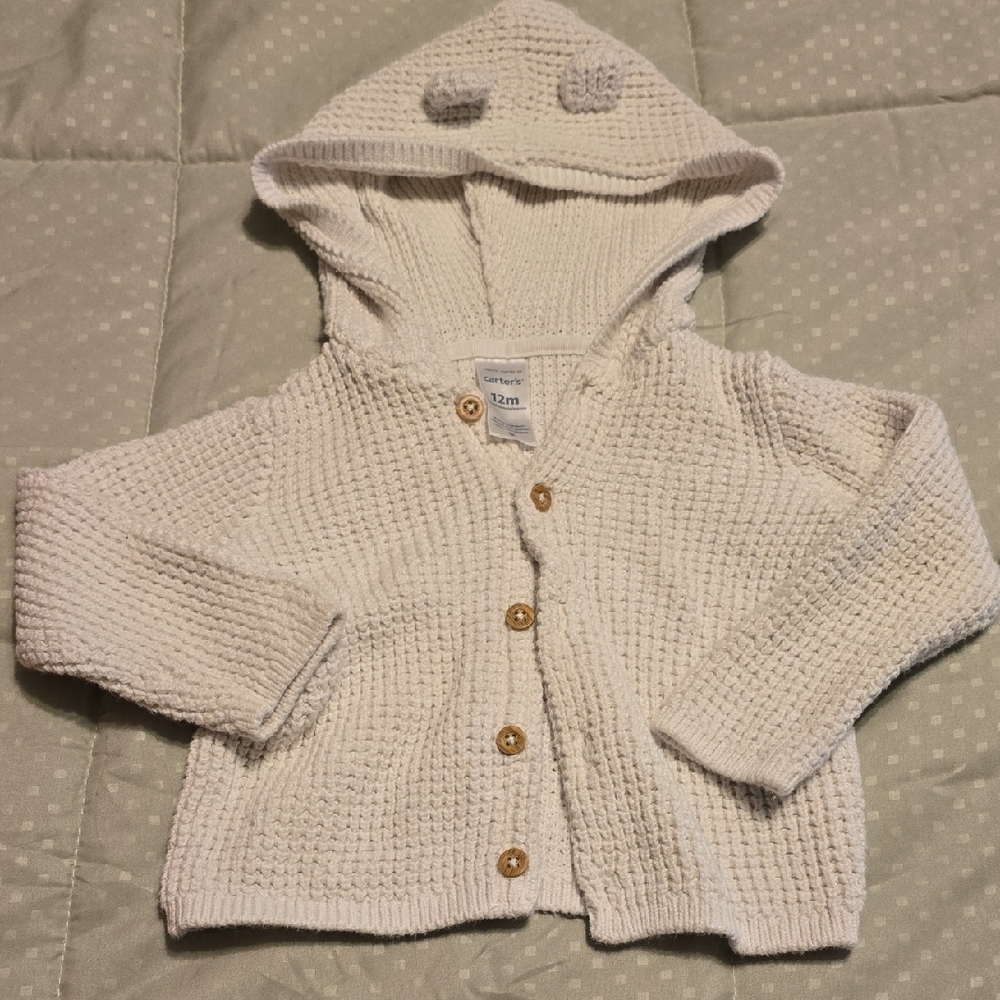 Carter's Cream Chunky Knit Sweater